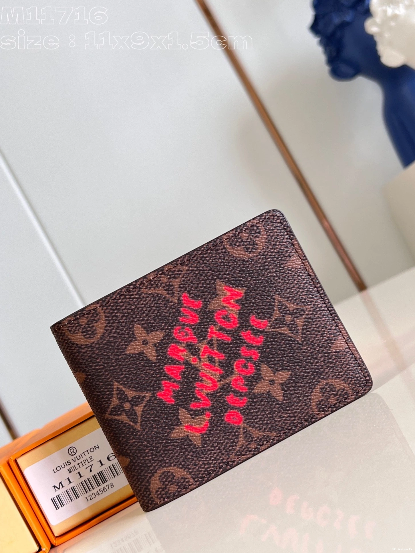 AAA Pruses Bags VUITTON MULTIPLE WALLET-11.5*9*1.5cm LOUIS 0806